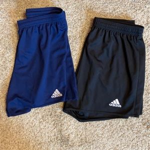 Adidas climalite shorts x2 - black and navy